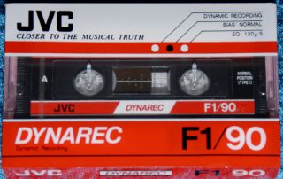 JVC F1 90 SEALED Blank Victor Dynarec Audio Vintage Cassette Tape