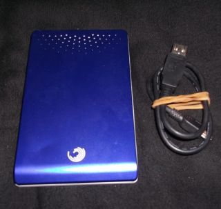 Seagate FreeAgent Go 320 GB USB Powered External Hard Drive Blue with