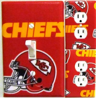 Kansas City Chiefs Light Switch Outlets Customize Create Your Own