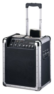 Kam Zoomer 800 Portable Busker PA system Battery Powered inc IPOD dock