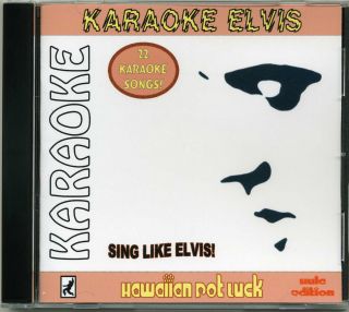 NEW*** KARAOKE ELVIS   Hawaiian Pot Luck_Elvis Karaoke CD