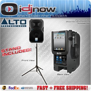 Professional iPA Powered Speaker Karaoke Music System W Dock & Stand