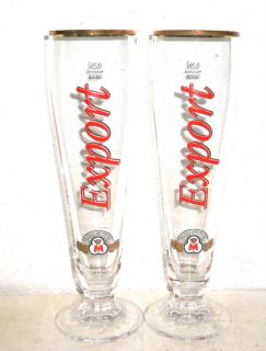 Moninger Export Karlsruhe German Beer Glasses