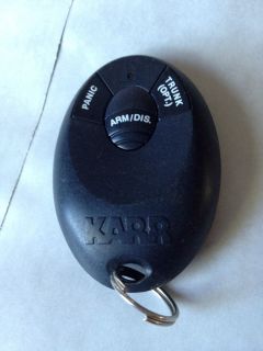 Karr Alarm Keyless Entry Remote Control ELVAT5H Tested and Working
