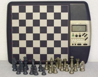 Saitek Kasparov OLYMPIAD Vintage Electronic CHESS COMPUTER Game Board