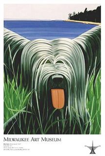 Alex Katz Sunny 4 Dog  1971 Museum Poster Skye Terrier 28 x 24 New