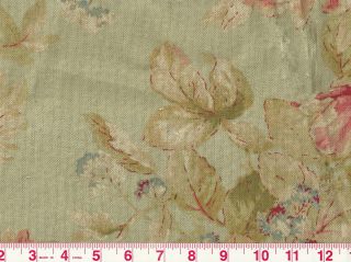 Romantic Floral P Kaufmann Drapery Upholstery Drapery Fabric Faded