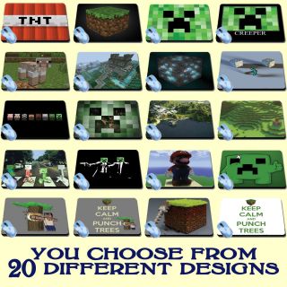 Minecraft Creeper Large Mouse Pad 20 Choices Earth Diamond TNT