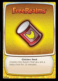 Free Realms Chicken Feed RARE