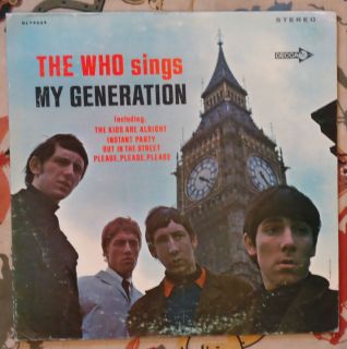 Generation 1965 Orignal U s Decca Pete Townsend Keith Moon VG M