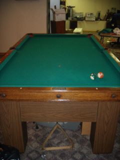 Vintage Brunswick Ray Kerns Pool Table Snooker Table Maybe 20s Look