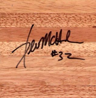 Kevin McHale Autographed Parquet Floor Celtics HOF