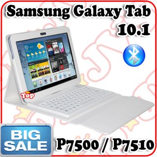 Leather Case Bluetooth Keyboard For Samsung Galaxy Tab 10 1 7500 P7510