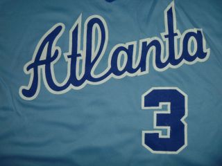 New Mens Atlanta Braves Blue Pullover Jersey Dale Murphy 8 Jersey Sz s