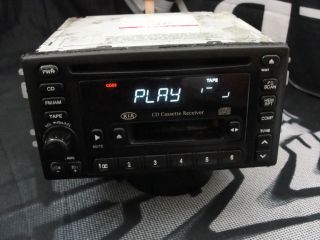 Up for auction is one 2002 2005 Kia Sedona Cd Cassette Am Fm Radio Cd
