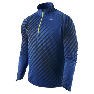 Nike Element Jacquard Mens Running Shirt 3XL New $70 451280 011 Blue