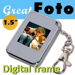 Digital Photo Picture Frame Album USB Keychain Keyring Portable