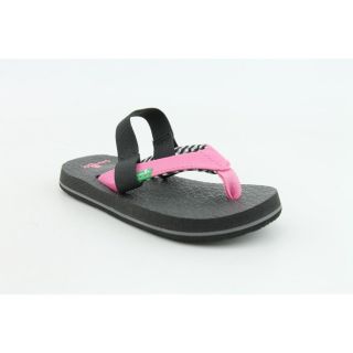 Sanuk Yoga Mat Kids Infant Baby Girls Size 8 Pink Flip Flops Sandals