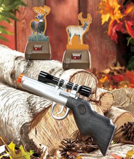 New Kids Deer Target Game Set w Pretend Rifle Gun 2 Targets Kid Play