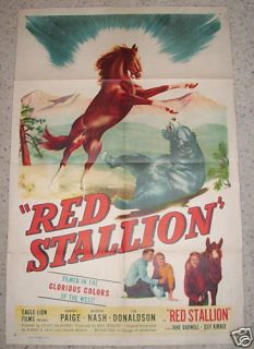 Red Stallion 47 Original Movie Poster Guy Kibbee