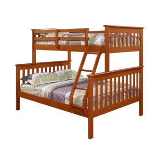 Twin Over Full Mission Bunk Bed Espresso Kids Furniture