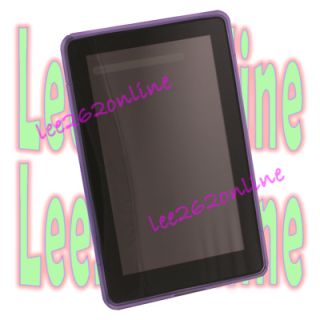 Rubber TPU Gel Silicone Skin Cover Case For  Kindle Fire 3G Wifi