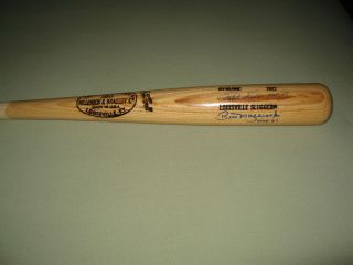  Slugger Baseball Bat Autographed By Bill Mazeroski and Ralph Kiner
