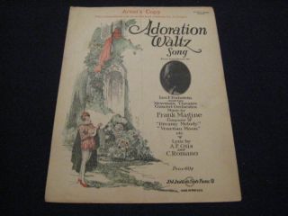 Adoration Waltz 1924 Leo F Forbstein Frank Magine 4226