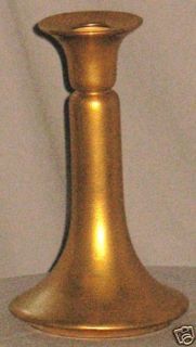 Vintage HP Gold Fraunfelter Candlestick Signed Kircher