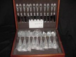KING RICHARD BY TOWLE STERLING SILVER FLATWARE SET SERVICE 90 PIECES
