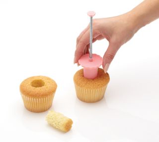 Kitchen Craft Sweetly Does It Pink Cupcake Muffin Cake Corer Plunger