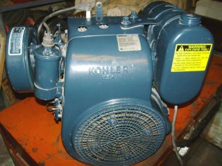 Gas Engine 14 HP Kohler Model K321S w Horiz Shaft