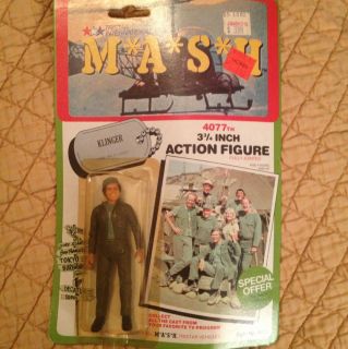 1982 M A s H 4077th Klinger Action Figure New in Box Mash Tristar