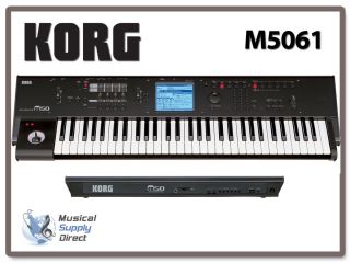 Korg M50 61 61 Key Music Workstation. New B Stock M5061 Synthesizer
