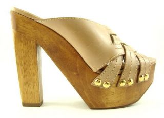 Kors Michael Kors Sassy Natural Womens Shoes Clogs 9