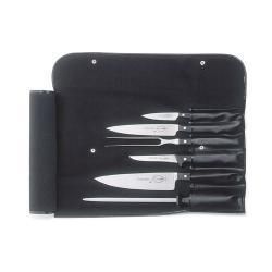Dick Knife Set with Roll Bag 6 Piece Steel