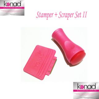 Konad Nail Art Stamper and Scraper Stamp Fast SHIP