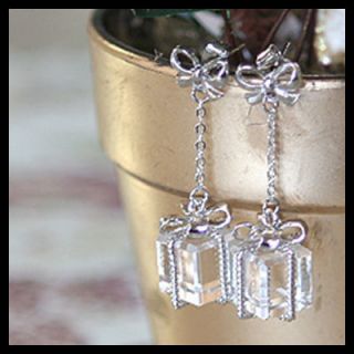 Korean Fashion Jewelry Earrings Christmas Gift Box E93
