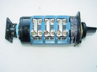 Kraus Naimer C125 Rotary Selector Switch 150 Amp Nice