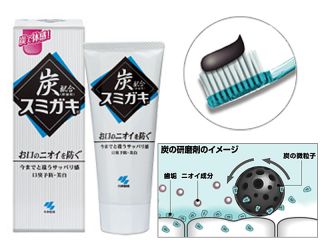 Kobayashi Japan Charcoal Powder Power Toothpaste Tooth Care 100g