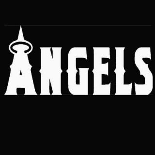 Los Angeles L A Angels Vinyl Decal Sticker 4 x 12