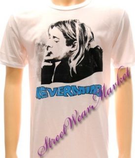 Nirvana Kurt Cobain Rock Music Alternative T Shirt Sz L