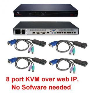 Avocent DSR1021 8 Port KVM Over IP Switch Fully Tested