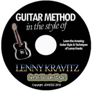Lenny Kravitz Guitar Tab Software Lesson CD BONUSES