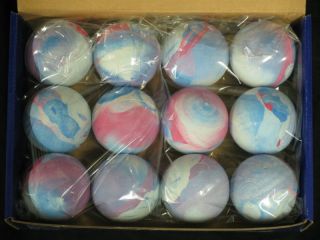 Colored Blue Official Rubber Lacrosse Balls NFHS NCAA Approved