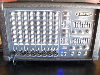 Kustom PA System Model KPM8420 2x200 Watt Powered Mixer