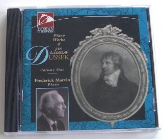 Piano Works of Jan Ladislav Dussek Vol 1 Frederick Marvin Dorian CD
