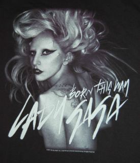 Lady Gaga Born This Way 2011 Monster Ball Tour Black Shirt Adult Small