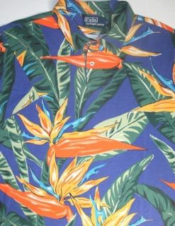Polo Ralph Lauren Tropical Hawaiian Mesh Shirt L