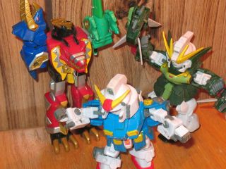 Bandai Transformer Robot Figures TM BVS Lot of 3 Mixed Toys